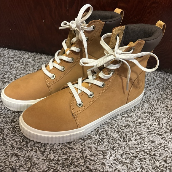 Timberland Shoes - Timberland Tan Combat & Moto Boots